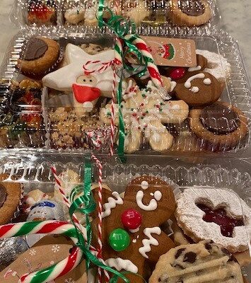 festive cookies and squares